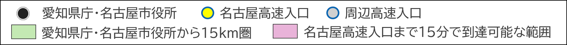 15km圏内の人口カバー率の推移 凡例